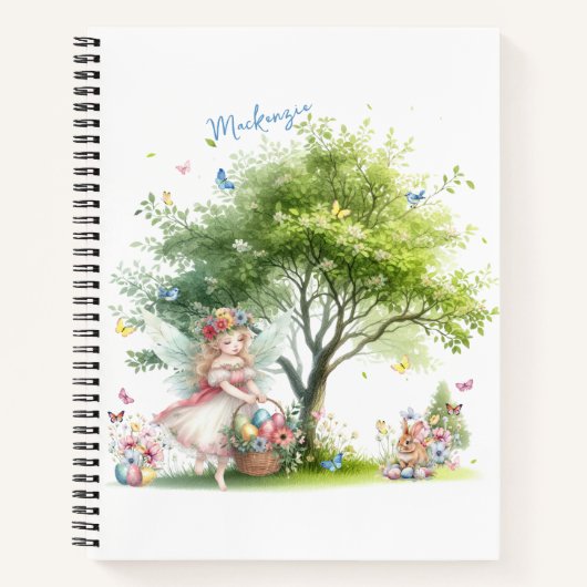 Wasserfarbenfrohe Osterfrühlingszucht Notizblock (Vorderseite)