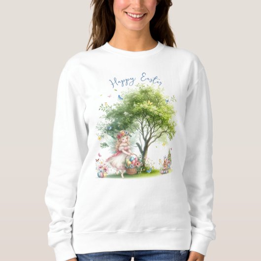 Wasserfarbenfrohe Osterfrühlingszucht Sweatshirt (Vorderseite)