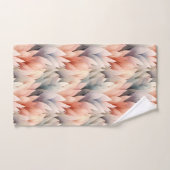 Wasserfarbenfrohe Pastellfeder Badhandtuch Set (Handtuch)