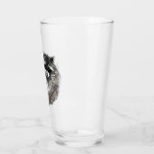 Wasserfarbenfrohe Raccoon Cuddle-Familie oder Freu Glas (Links)