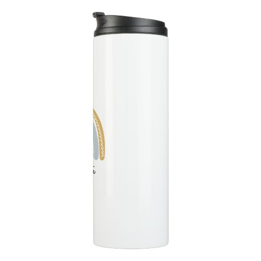 Wasserfarbenfrohe Rainbow-Kid Thermosbecher (Nach rechts gedreht)