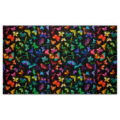 Wasserfarbenfrohe Regenbogenschmetterlinge Kinderm Stoff (Fat Quarter (45,7 x 55,9 cm))