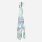 Wasserfarbenfrohe Regenwolken Krawatte (Vorderseite)