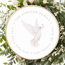 Wasserfarbenfrohe Rücksendeadresse