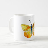 Wasserfarbenfrohe Schmetterlinge Kunst - Klassisch Kaffeetasse (Vorderseite Links)