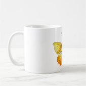 Wasserfarbenfrohe Schmetterlinge Kunst - Klassisch Kaffeetasse (Links)