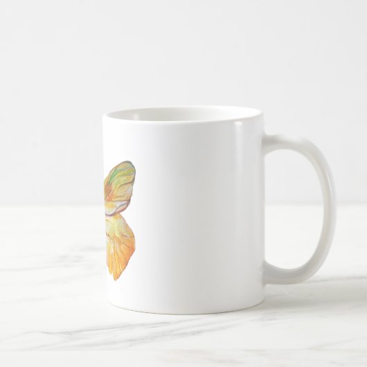 Wasserfarbenfrohe Schmetterlinge Kunst - Klassisch Kaffeetasse (Rechts)