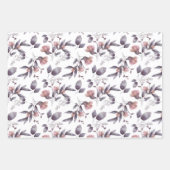 Wasserfarbenfrohe Schmetterlinge und Blätter (Vorderseite 2)