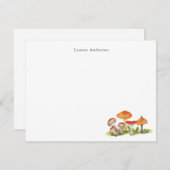 Wasserfarbenfrohe Waldflächen Flasche Vielen Dank Dankeskarte (Vorne/Hinten)