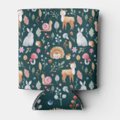 Wasserfarbenfrohe Waldkindermuster Dosenkühler (Vorderseite)