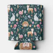 Wasserfarbenfrohe Waldkindermuster Dosenkühler (Rückseite)