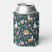 Wasserfarbenfrohe Waldkindermuster Dosenkühler (Kanne Rückseite)