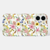 Wasserfarbenfrohe Wildblumenmuster Case-Mate iPhone Hülle (Rückseite (Horizontal))