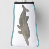Wasserfarbenfroher Delphin Golf Headcover (Rotieren 90)