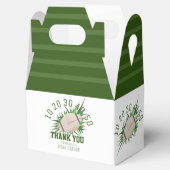 Wasserfarbenfußball Sport TouchDown Tailgate Geschenkschachtel (Geöffnet)