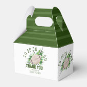 Wasserfarbenfußball Sport TouchDown Tailgate Geschenkschachtel (Vorderseite)