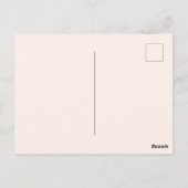 Wasserfarbengartenangebot für Haustiere Postkarte (Rückseite)