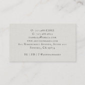 Wasserfarbengebäck Backen & Kochen Utensiliengebäc Visitenkarte (Rückseite)