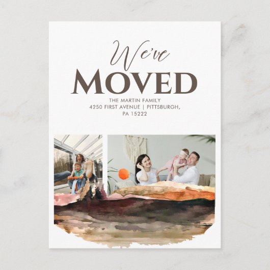 Wasserfarbengebirge 2 Foto Ankündigung Postkarte (Vorderseite)