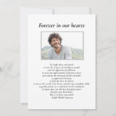 Wasserfarbengebirge - Begegnung des Lebens Einladung (Rückseite)