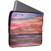 Wasserfarbengebirge Bereich Landschaftsschrift Nam Laptopschutzhülle (Vorne Rechts)