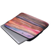 Wasserfarbengebirge Bereich Landschaftsschrift Nam Laptopschutzhülle (Vorne Knopf)