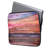 Wasserfarbengebirge Bereich Landschaftsschrift Nam Laptopschutzhülle (Vorderseite Links)