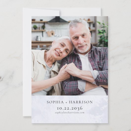 Wasserfarbengebirge, die wir noch immer überprüfen einladung (Rückseite)