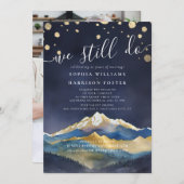 Wasserfarbengebirge, die wir noch immer überprüfen einladung (Vorne/Hinten)