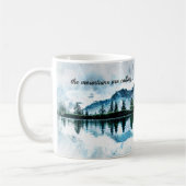 Wasserfarbengebirge Kaffeetasse (Links)