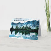 Wasserfarbengebirge Karte (Vorderseite)