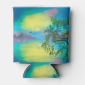 Wasserfarbengebirge Landschaft Dosenkühler (Vorderseite)