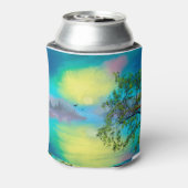 Wasserfarbengebirge Landschaft Dosenkühler (Kanne Rückseite)