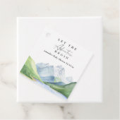 Wasserfarbengebirge - Lass des Abenteuers Geschenkanhänger (Beispiel)