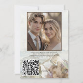 Wasserfarbengebirge mit digitaler Einladung (Rückseite)