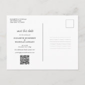 Wasserfarbengebirge | Montana Karte Save the Date (Rückseite)