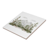 Wasserfarbengebirge und Wald Fliese (Seite)