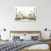 Wasserfarbengebirge und Wald Leinwanddruck (Insitu (Schlafzimmer))