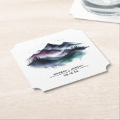 Wasserfarbengebirge Untersetzer (angewinkelt)