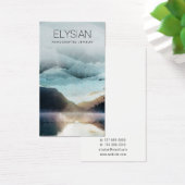 Wasserfarbengebirge verdienen Schmuckkarten (Schreibtisch)