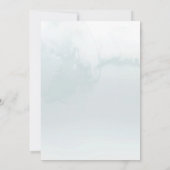 Wasserfarbengebirge Waldhochzeit Save The Date (Rückseite)