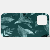 Wasserfarbengefallene Blätter 10 Case-Mate iPhone Hülle (Rückseite (Horizontal))