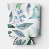 Wasserfarbengefallene Blätter 11 Dosenkühler (Vorderseite)