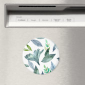 Wasserfarbengefallene Blätter 11 Magnet (In Situ (Geschirrspüler))