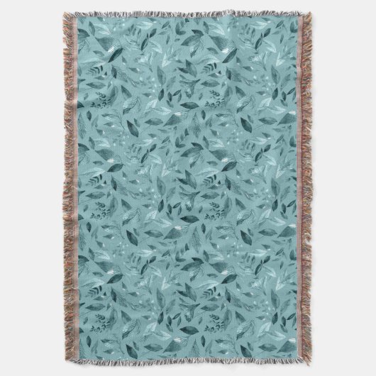 Wasserfarbengefallene Blätter 2 Decke (Vorderseite Vertikal)