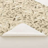 Wasserfarbengefallene Blätter 4 Sherpadecke (3/4)