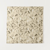 Wasserfarbengefallene Blätter 4 Wandteppich (Vorderseite (Horizontal))