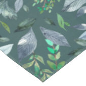 Wasserfarbengefallene Blätter 5 Tischdecke (Schrägansicht)