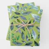 Wasserfarbengefallene Blätter 6 (Beispiel)