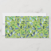 Wasserfarbengefallene Blätter 6 Ankündigung (Rückseite)